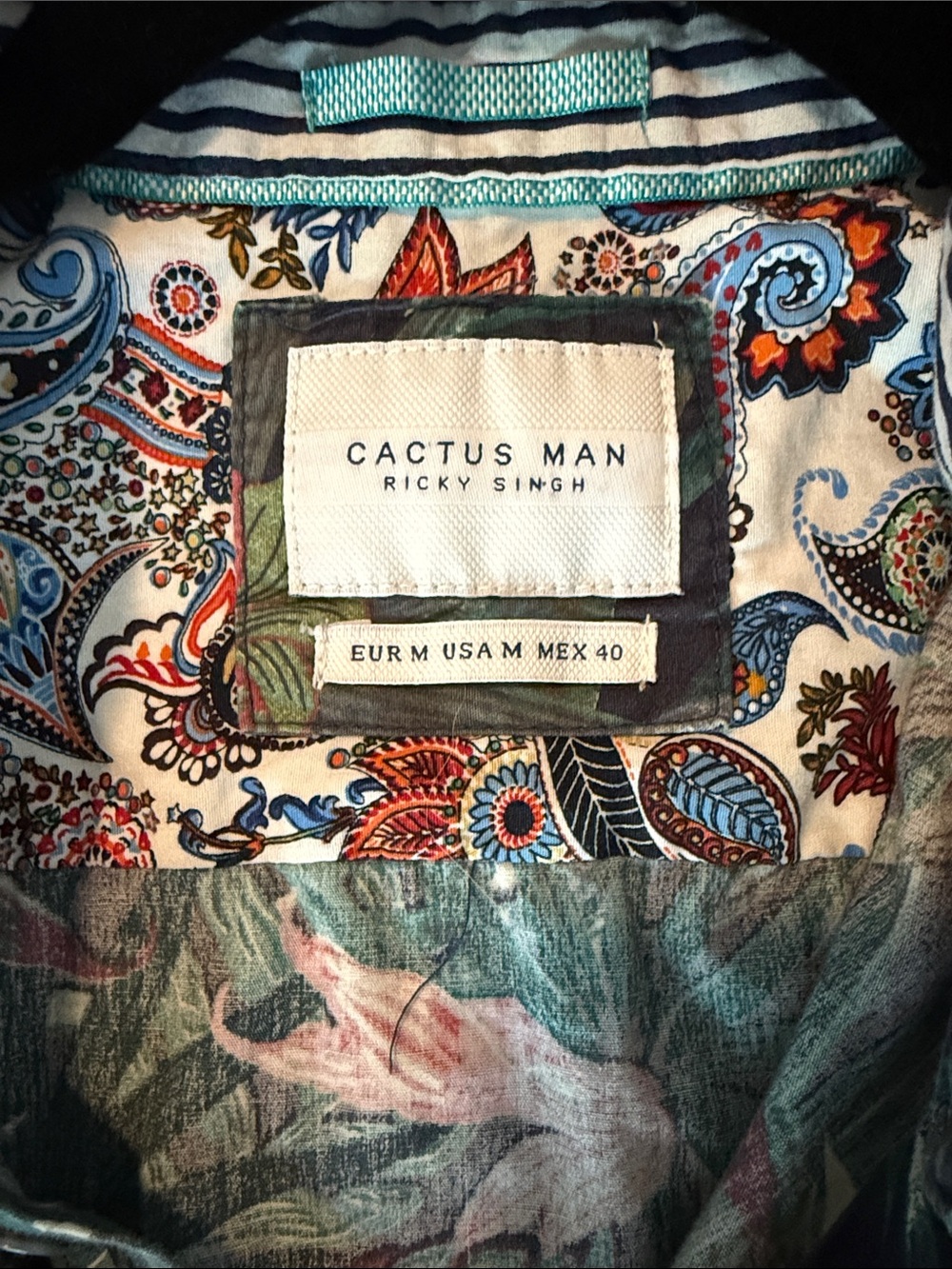 Cactus Man Tropical Print Short-Sleeve Shirt - Picture 4 of 4